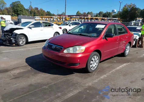 2006 Toyota Corolla Le from USA, damaged, VIN 2T1BR32E46C637481